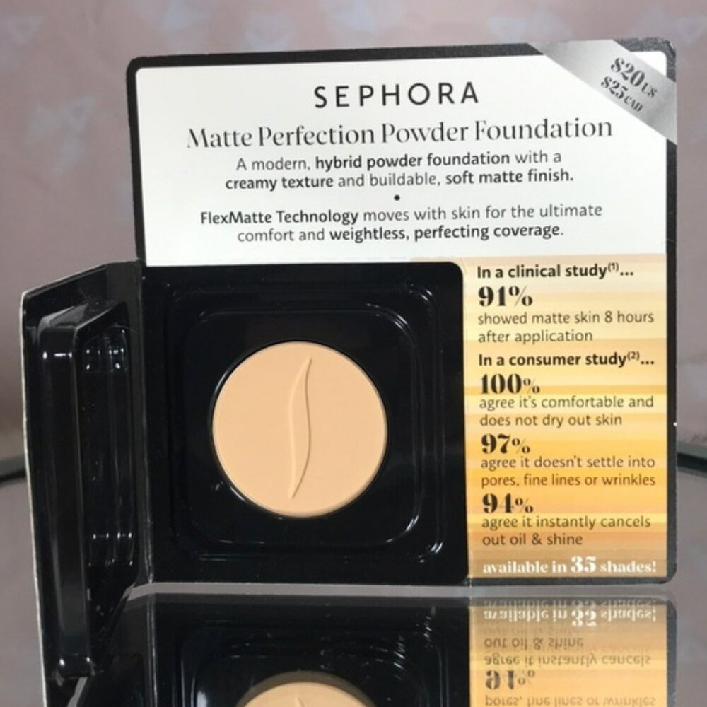 Sephora Matte Perfection Powder Foundation 26 Neutral Sand/ Sable NEW